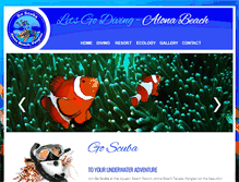 Tablet Screenshot of goscuba-diving.com